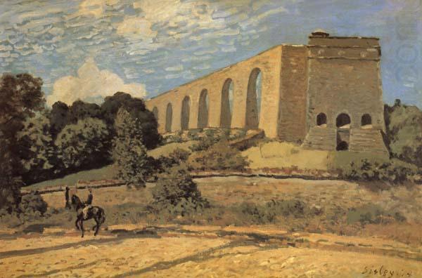 The Aqueduct at Marly, Alfred Sisley